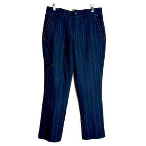Caffeine nyc downtown‎ slim pin stripe wool pants Y2K size 32x29